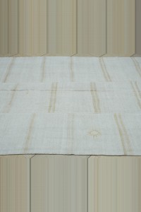 5x8 Minimalist Decor Stripe Hemp Kilim Rug 171,254 - Turkish Hemp Rug $i