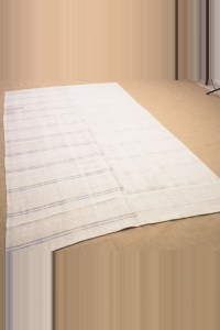 5x8 Striped Hemp Kilim Rug. 156,255 - Turkish Hemp Rug $i