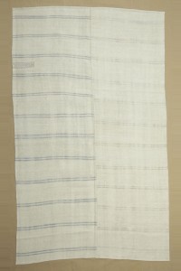 Turkish Hemp Rug 5x8 Striped Hemp Kilim Rug. 156,255