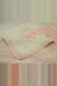 5x8 Wool Vintage Oushak Rug 160,237 - Oushak Rug $i