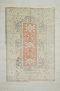 5x8 Wool Vintage Oushak Rug 160,237 - Oushak Rug $i