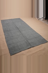 5x9 Overdye Grey Hemp Rug 136,265 - Turkish Hemp Rug $i