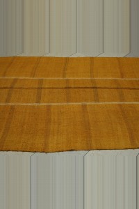 5x9 Overdye Saffron Colors Hemp Rug 161,286 - Turkish Hemp Rug $i