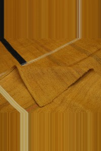 5x9 Overdye Saffron Colors Hemp Rug 161,286 - Turkish Hemp Rug $i