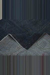 5x9 Overdyed Gray Vintage Oushak Rug 150,265 - Oushak Rug $i