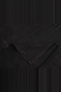 6,4x7,5 Overdye Black Hemp Rug 194,230 - Turkish Hemp Rug $i