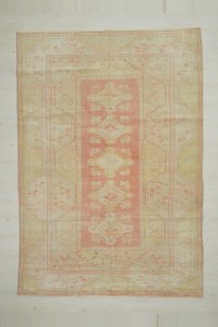 6.4x9 Wool Oushak Rug 195,278 - Oushak Rug $i