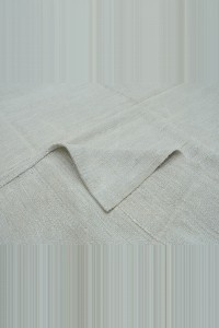 6.5x7 Square Size Plain White Hemp Rug 193,210 - Turkish Hemp Rug $i