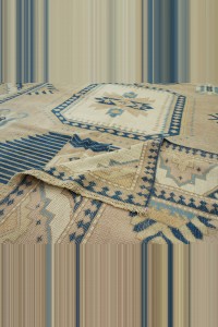 6.6x10 Wool Turkish Carpet Rug 200,307 - Oushak Rug $i