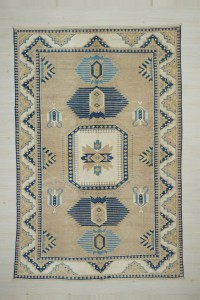 6.6x10 Wool Turkish Carpet Rug 200,307 - Oushak Rug $i