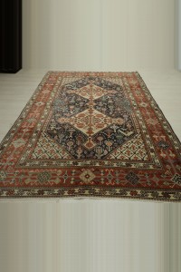 6.6x9.5 Vintage Persian Rug 200,294 - Turkish Carpet Rug $i