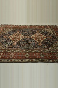 6.6x9.5 Vintage Persian Rug 200,294 - Turkish Carpet Rug $i