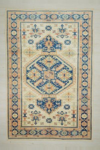 6.6x9.9 Wool Vintage Oushak Rug 203,300 - Oushak Rug $i