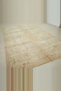 6.7x1.7 Wool Vintage Oushak Rug. 204,325 - Oushak Rug $i