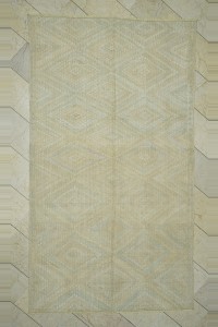 Turkish Kilim Rug 6x10 Brown Goat Hair Cicim Kilim Rug. 172,307