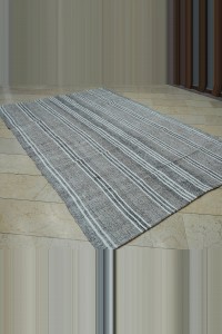 6x10 Feet Turkish Grey Area Rug 186,289 - Grey Turkish Rug  $i
