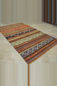 6x10 Minimalist Decor Stripe Kilim Rug 168,300 - Turkish Kilim Rug  $i