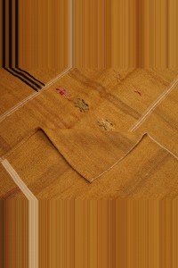 6x10 Saffron Overdye Hemp Kilim Rug. 192,304 - Turkish Hemp Rug $i