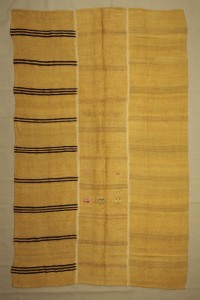 Turkish Hemp Rug 6x10 Saffron Overdye Hemp Kilim Rug. 192,304