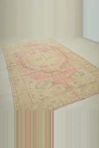 6x10 Vintage Oushak Rug 188,298 - Oushak Rug $i