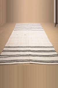 6x11 Black And White Hemp Rug. 170,325 - Turkish Hemp Rug $i