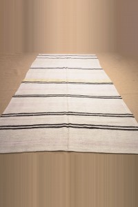 6x11 Black And White Hemp Rug 200,353 - Turkish Hemp Rug $i
