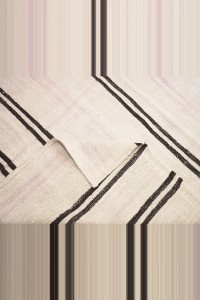 6x11 Black And White Hemp Rug 200,353 - Turkish Hemp Rug $i