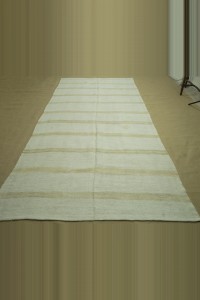 6x11 Light Brown Sripe Hemp Rug 168,350 - Turkish Hemp Rug $i