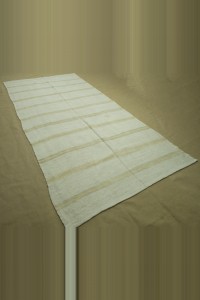 6x11 Light Brown Sripe Hemp Rug 168,350 - Turkish Hemp Rug $i