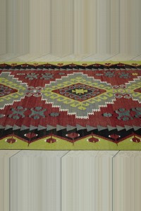 6x11 Old Turkish Colorful Kilim Rug 192,346 - Turkish Kilim Rug $i