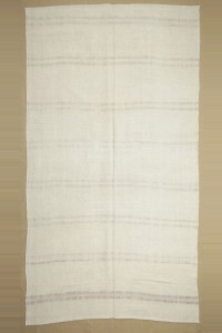 Turkish Hemp Rug 6x11 Seriped Hemp Kilim Rug 184,333