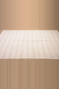6x11 Striped Flat Weave Hemp Kilim Rug. 175,336 - Turkish Hemp Rug  $i