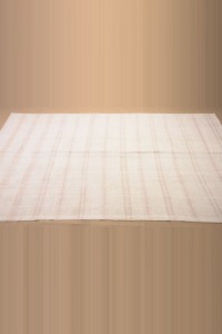6x11 Striped Flat Weave Hemp Kilim Rug. 175,336 - Turkish Hemp Rug $i