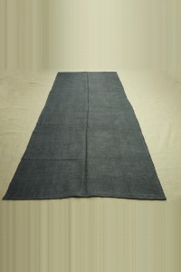 6x12 Overdye Black Hemp Rug 167,359 - Turkish Hemp Rug $i