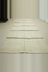 6x14 Large Long Striped Hemp Kilim Rug 176,408 - Turkish Hemp Rug $i