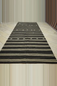 6x14 Minimalist Decor Naturel Goat Hair Kilim Rug 190,426 - Turkish Natural Rug $i