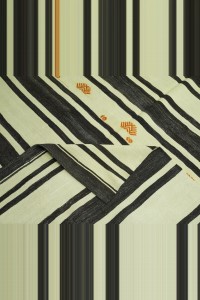 6x14 Minimalist DEcor Naturel Wool Kilim Rug 187,420 - Turkish Natural Rug $i