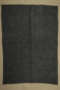 Turkish Hemp Rug 6x8 Overdye Black Hemp Rug 179,248