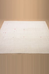 6x8 Plain White Hemp Rug. 177,240 - Turkish Hemp Rug $i