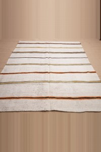 6x8 Striped Hemp Kilim Rug. 184,230 - Turkish Hemp Rug $i
