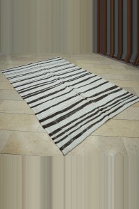 6x9 flat weave turkish hemp kilim rug 175,265 - Turkish Hemp Rug $i