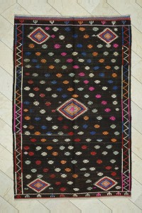 6x9 Goat Hair Woven Turkish Kilim Rug. 183,282 - Goat Hair Rug $i