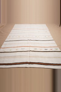 6x9 Mimimalist Decor Hemp Kilim Rug 185,284 - Turkish Hemp Rug $i