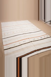 6x9 Mimimalist Decor Hemp Kilim Rug 185,284 - Turkish Hemp Rug $i