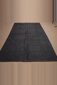 6x9 Overdye Black Hemp Rug. 176,289 - Turkish Hemp Rug $i