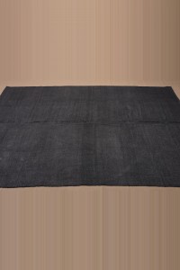 6x9 Overdye Black Hemp Rug. 176,289 - Turkish Hemp Rug $i