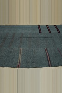 6x9 Overdyed Gray Hemp Kilim Rug. 187,286 - Turkish Hemp Rug $i