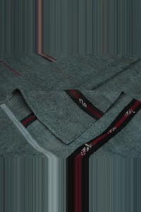 6x9 Overdyed Gray Hemp Kilim Rug. 187,286 - Turkish Hemp Rug $i