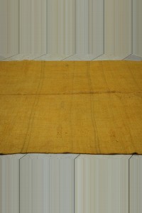 6x9 Saffron Color Hemp Kilim Rug 167,271 - Turkish Hemp Rug $i