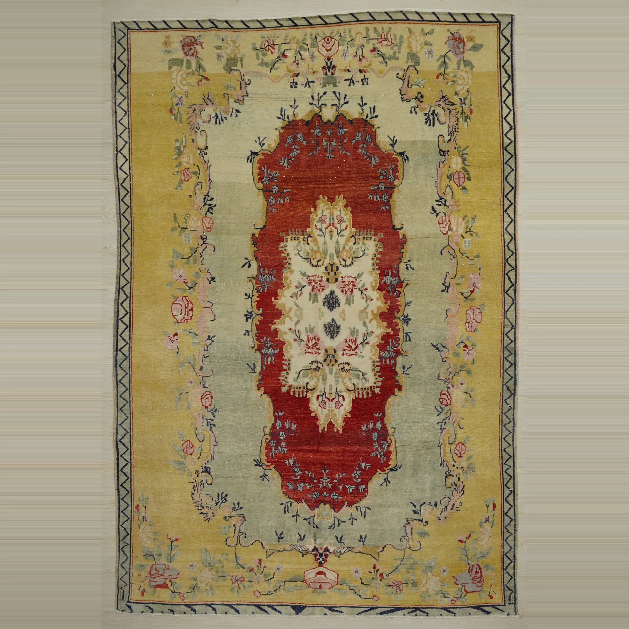 7.5x10.5 Beautiful Old Malatya Carpet Rug 225,325 - Turkish Carpet Rug
